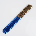 Bracelet à paillettes bleues et dorées pour enfants, accessoire de fête étincelant - Or Bleu Roi