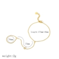 Minimalist Single Round Zirconia Fine Chain Style (TB5088)