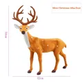 Figurine de renne de Noël réaliste de 50cm avec largeur de 42cm pour décoration - 50cm
