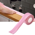 Pink self-adhesive waterproof sealing tape for kitchen and bathroom wall corner gaps - 3.2cm x 3.8m / Pink