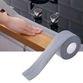 Bande d'étanchéité de cuisine grise imperméable pour joints contre la moisissure - 32 Cm X 38 M / Gris