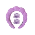 Ensemble De Trois Bracelets Et Serre-têtes Nuage Violet Clair
