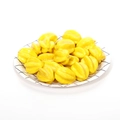 Miniature yellow star-shaped fruit props for decoration, set of 20 high-gloss resin stars - Mini Yellow Starfruit