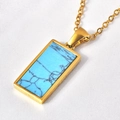 Or Coquillage Bleu | 18 Carats