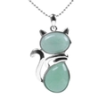 Collier en aventurine verte