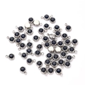 Diamante Blu Scuro (acciaio Inossidabile) | 10 Pezzi/confezione / 8x6mm