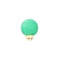 Cute green turtle cable protector made of silicone to prevent phone charger cord breaking - Turtle