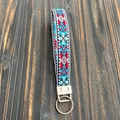 Blue White Cross Geometric