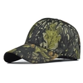 Gros plan détaillé du motif camouflage forestier et de la texture durable en coton - Réglable / Camouflage de Feuilles 03