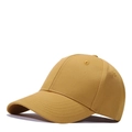 Adjustable ginger yellow cotton baseball cap with a classic six-panel minimalist design - One Size(56-58cm) / Ginger Yellow