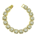 Gold (White Rhinestone)
