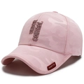 Cappellino da baseball rosa mimetico con ricamo Under Control ed etichetta tessuta - Regolabile / Rosa