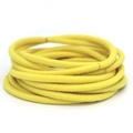Elastici per capelli 3mm giallo brillante ad alta elasticità senza cuciture - Giallo