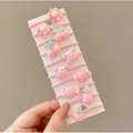 Ensemble de 10 pièces de bonbons roses