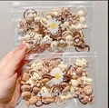 Lot de 30 Aléatoire Sac Chrysanthème Couleur Café au Lait