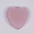 Pink heart-shaped resin guasha board for facial massage and meridian scraping therapy - Heart