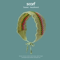 Foulard Ondulé Vert / Taille unique