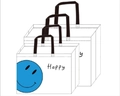 Blue Smile|blue Smiley; Horizontal Version 27*32*10-horizontal Version 27*32*10