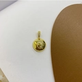 18K gold plated necklace with a sparkling zircon letter Q apple-shaped pendant - Letter Q Pendant + Universal Chain