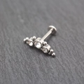 Steel Color|#3 / 1.2*8*4mm