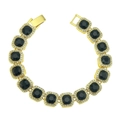 Gold (Black Rhinestone)