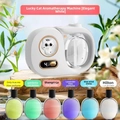 Cat-shaped White Aroma Diffuser + 6 Kinds Of Scented Essential Oils