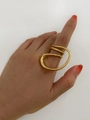 Oro Irregolare Cerchio Grande / Numero 8
