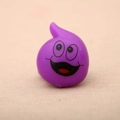 Halloween purple slime glowing ring toy featuring a classic smiling face design - Ghost