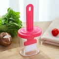 Bottiglia per olio con pennello in silicone per barbecue e dolci, utensile da cucina - Nylon Rosa