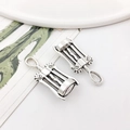 Vintage-Anhänger aus Legierung als Weinöffner für DIY-Schmuck und Charms - Antik Silber Flaschenöffner