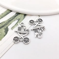 Vintage Silberlegierung Getränkewagen Anhänger für DIY Schmuck Armbänder - Antik Silber Weinwagen