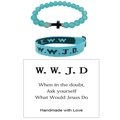 Sky Blue Jacquard + Bracelet