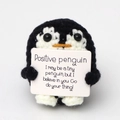 Black Penguin P Card