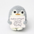 Light Gray Penguin P Card