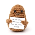 Dark Brown Potato with Life Card