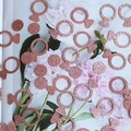 Rose gold glitter confetti in diamond ring shape for wedding party table decorations - Rose Gold Ring