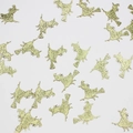 Glittery gold witch riding broom confetti for Halloween party table decoration - Gold Witch