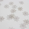 Confettis de toile d'araignée en papier découpé au laser pour décoration Halloween - Toile d'Araignée Blanche