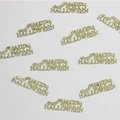Golden glitter Happy Halloween confetti with bats for spooky party table decoration - Gold Happy Halloween with Bat