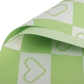 Vert Crémeux [20 Cœurs D'amoureux] | Vert Crémeux [20 Cœurs D'amoureux] ; 56 X 56 Cm/pièce (± 1 Cm) - 56 X 56 Cm/pièce (± 1 Cm)