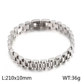 Couleur Acier / Bracelet 21cm