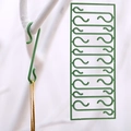 Ganci a S in plastica verde per appendere decorazioni e ornamenti per l'albero di Natale - Verde