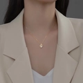 Collier En Argent S925 Et Or / Argent 925