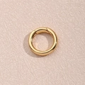 Light Gold Round Spring Fastener (gold)|1 Pc/package / 18mm (wire Diameter: 2.8mm)