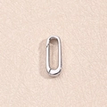 Rechteckige Schnalle (tibetische Version) Silber 1