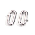 Denier Paperback Buckle Spring Fastener (white Gold Color)|1 Pc/package / 16x9.5mm (wire Diameter: 2.2mm)
