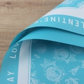 Jardin De Roses Bleu Du Nil 20 Feuilles ; Feuilles De 56 X 55 Cm