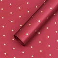 Paquet De 20 Feuilles De Petits Points Rouges ; (56 X 56 Cm) ± 5 %