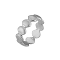 Steel Color Shell Ring / Adjustable Opening