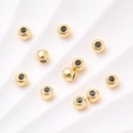 Cuentas Espaciadoras De Silicona Ajustables Para Bolsas Circulares (doradas) | 20 Unidades Por Paquete / 25 X 3 Mm (apertura: 15 Mm)